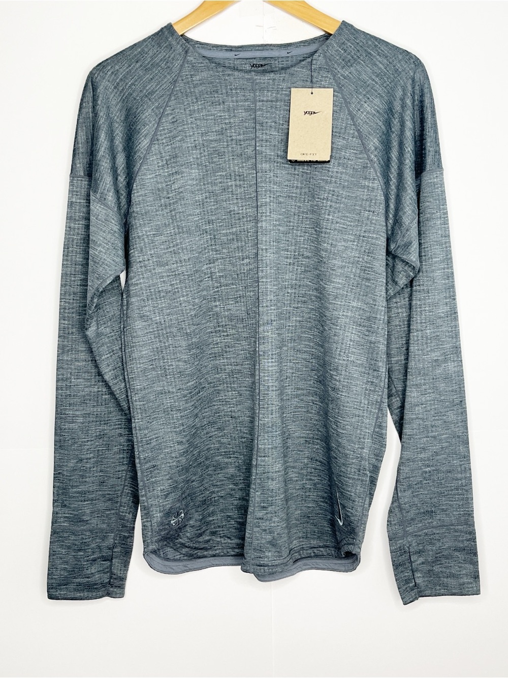 Nike Yoga Mens Long Sleeve Dri-Fit Shirt Size Small